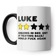 Personalised Person Review Mug